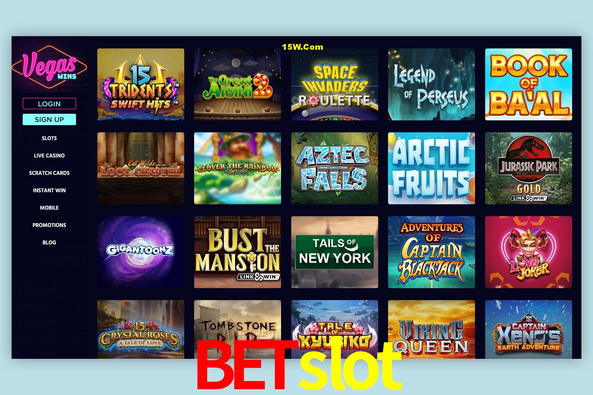 Experiência VIP betslot
